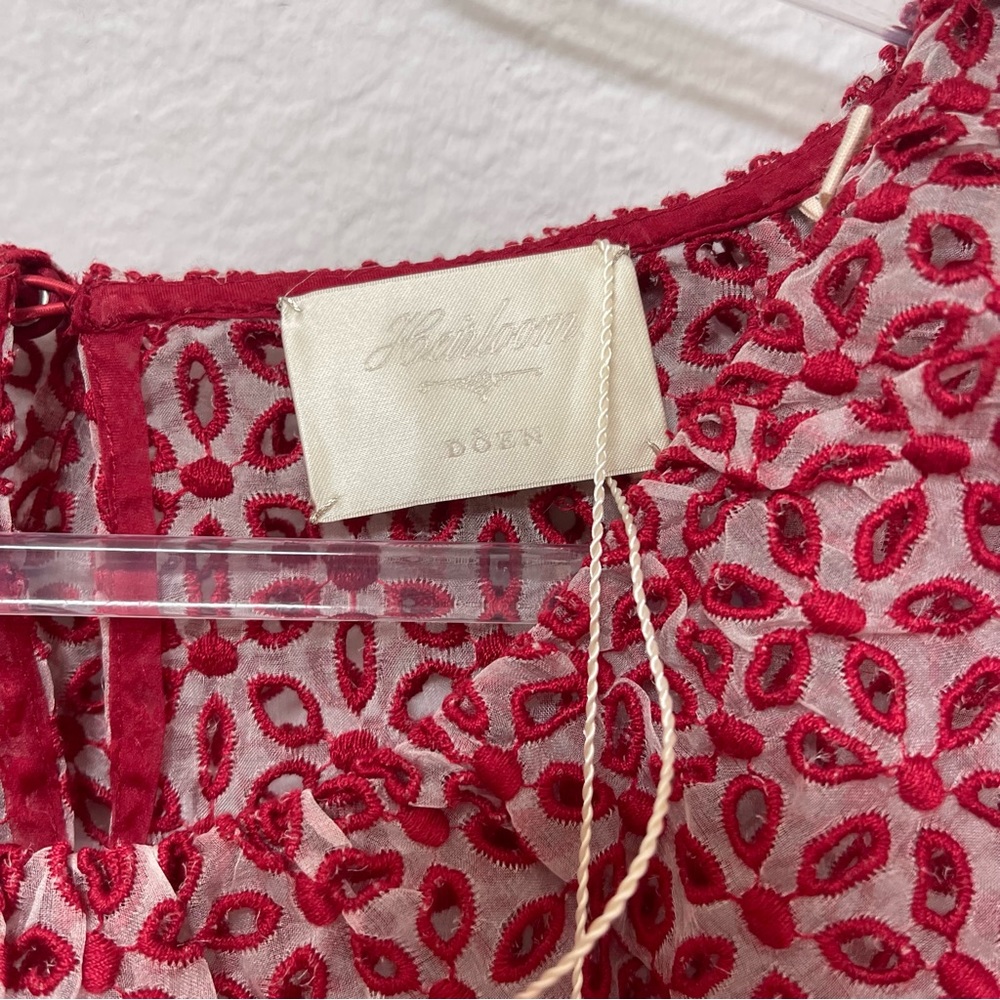 Doen Heirloom Constellation Dress Poppy Red Size XXL - Picture 3 of 6